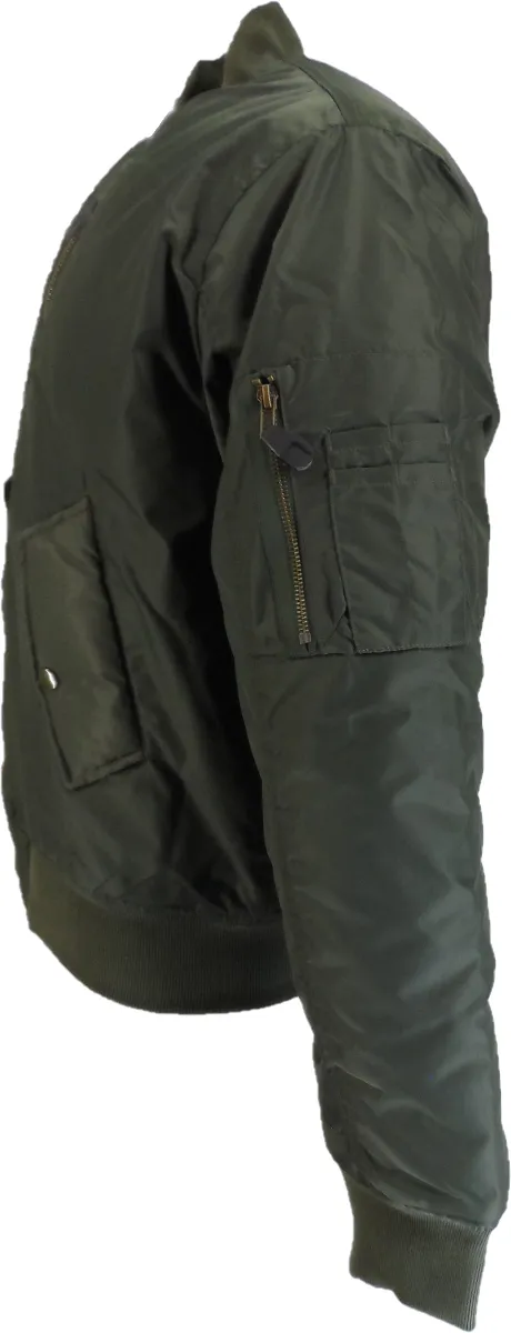 Olive Green Flight Pilot Bomber Jackets Relco MA-1