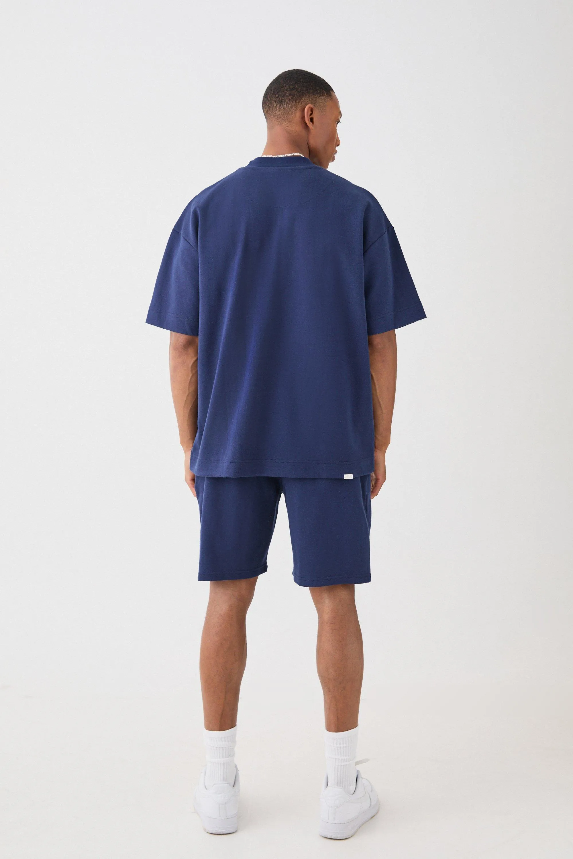 Oversized T-shirt & Short Interlock Set