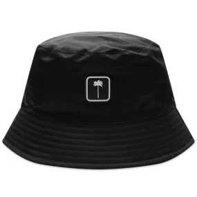 Palm Angels Black & White PxP Bucket Hat