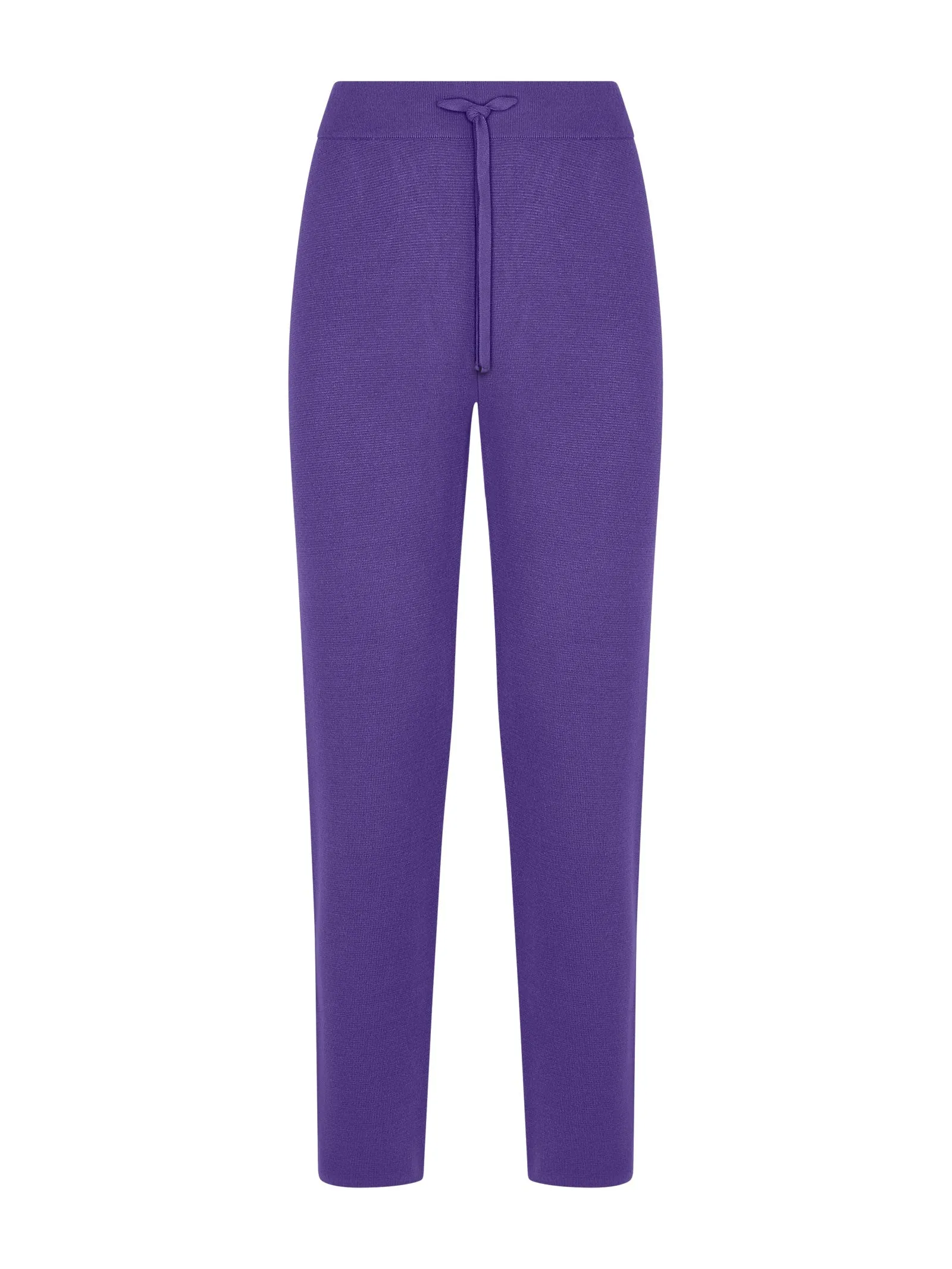 Super Soft Knit Cigarette Trousers - Passion Flower