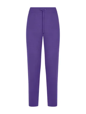 Super Soft Knit Cigarette Trousers - Passion Flower