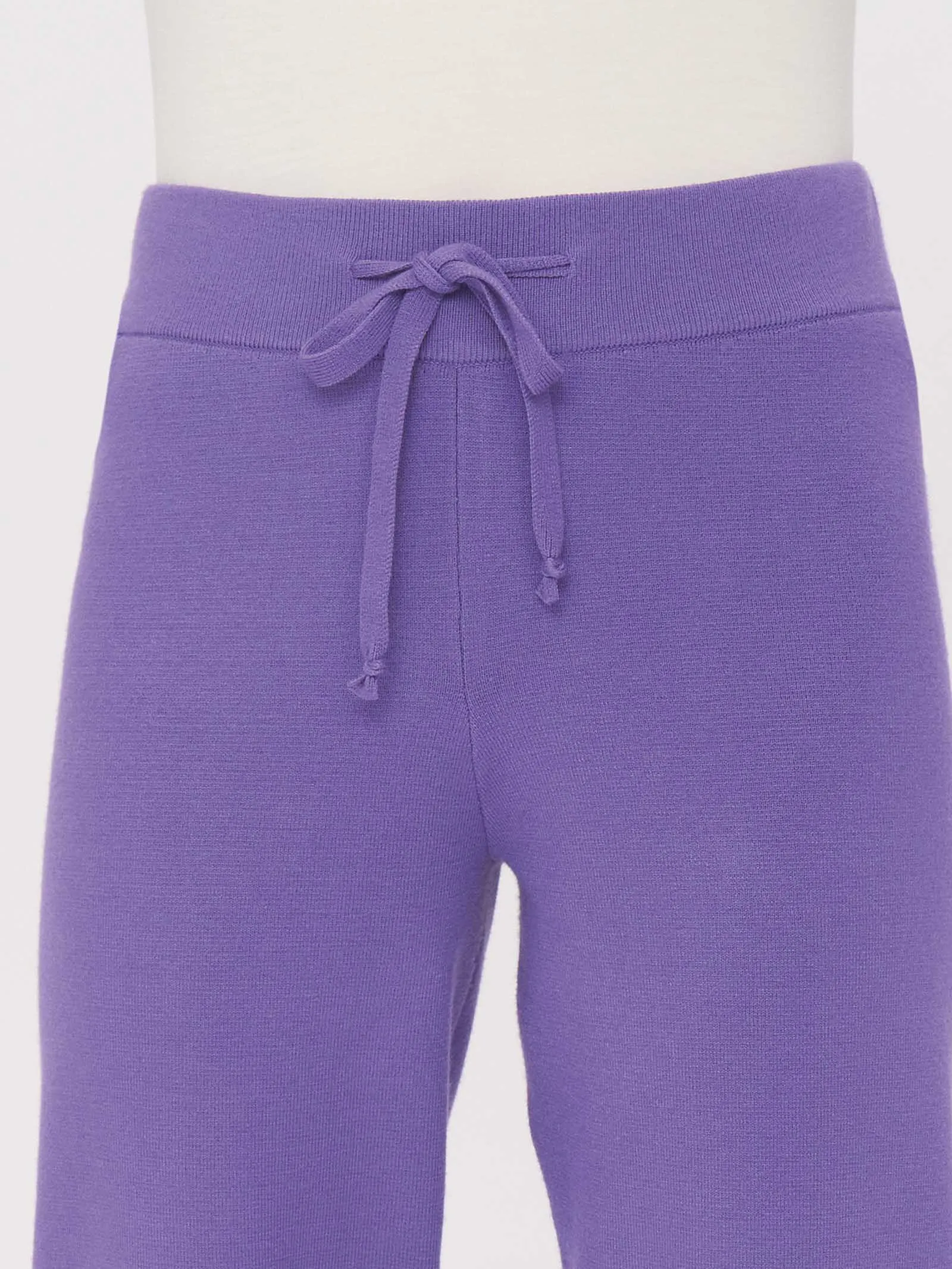 Super Soft Knit Cigarette Trousers - Passion Flower