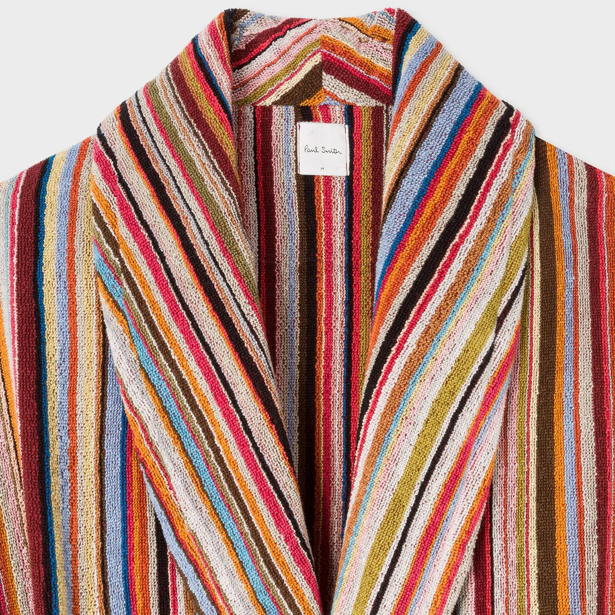 Paul Smith Men's Signature Stripe Woven Cotton Dressing Gown