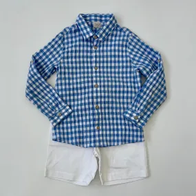 Paz Rodriguez Check Shirt Shorts Set 6 Years