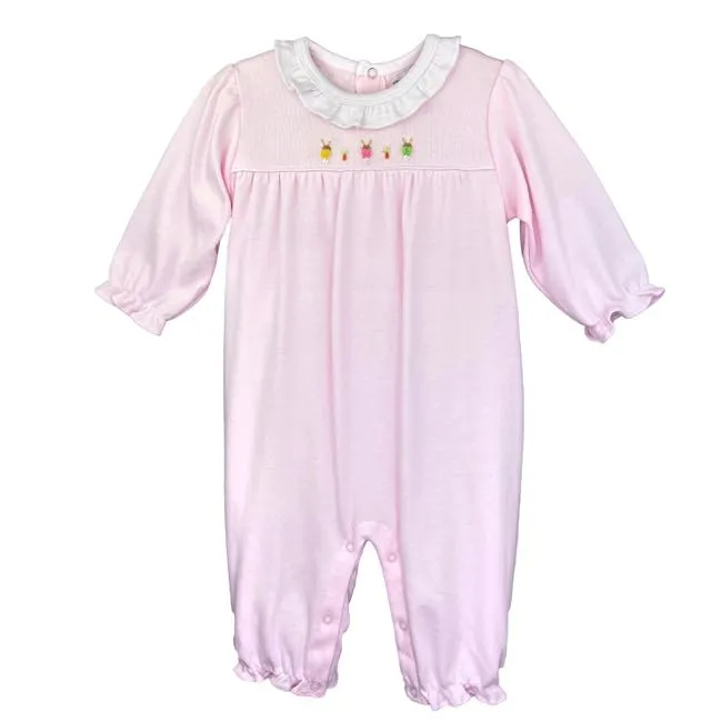 Petit Ami & Zubels Pink Bullion Bunny Knit Longall