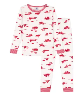 LS Boat Print Loungewear Set by Petit Bateau