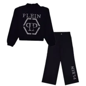 Black Philipp Plein Logo Trackset