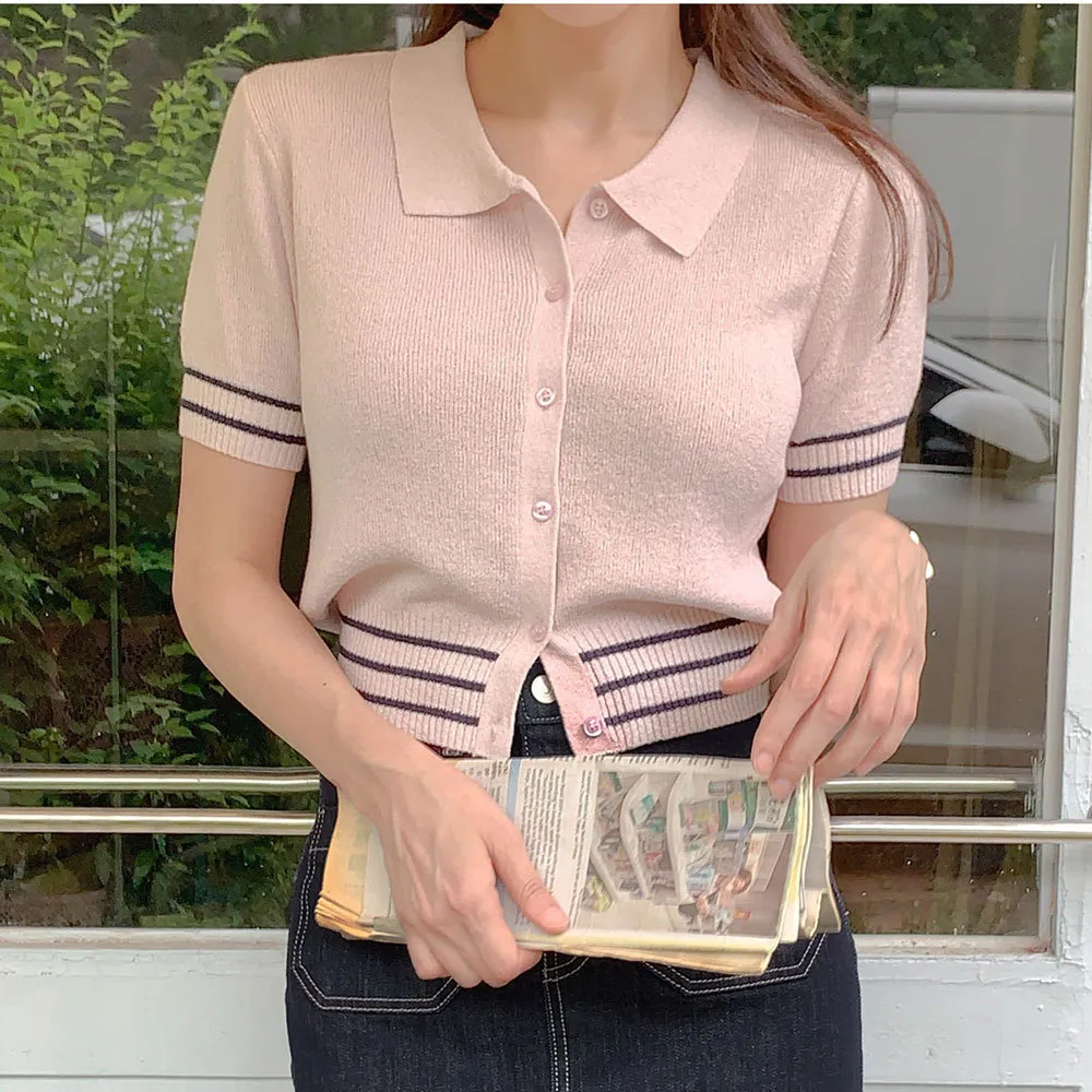 Plain Short Sleeves Casual Party Office Style