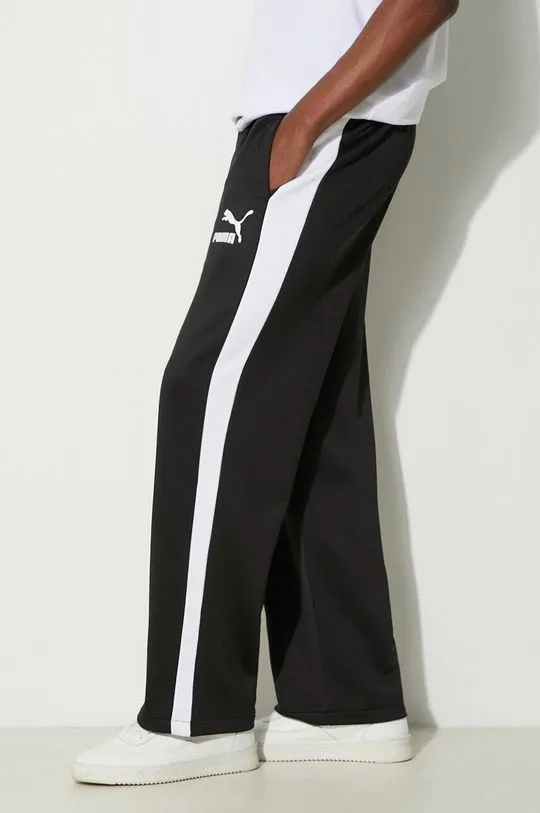 Black Puma T7 ICONIC Track Pants Joggers