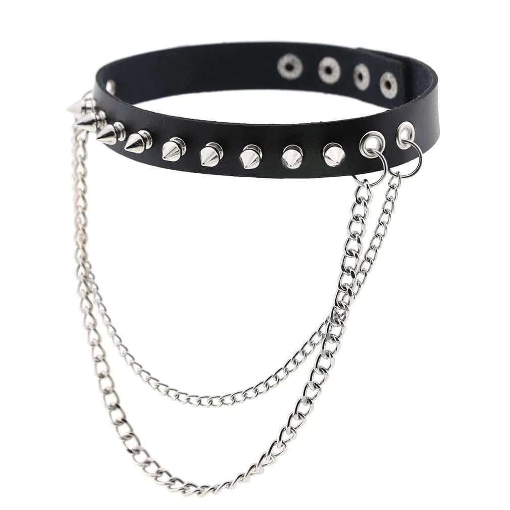 Punk Style Rivet Chokers