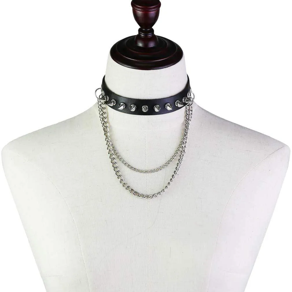 Punk Style Rivet Chokers