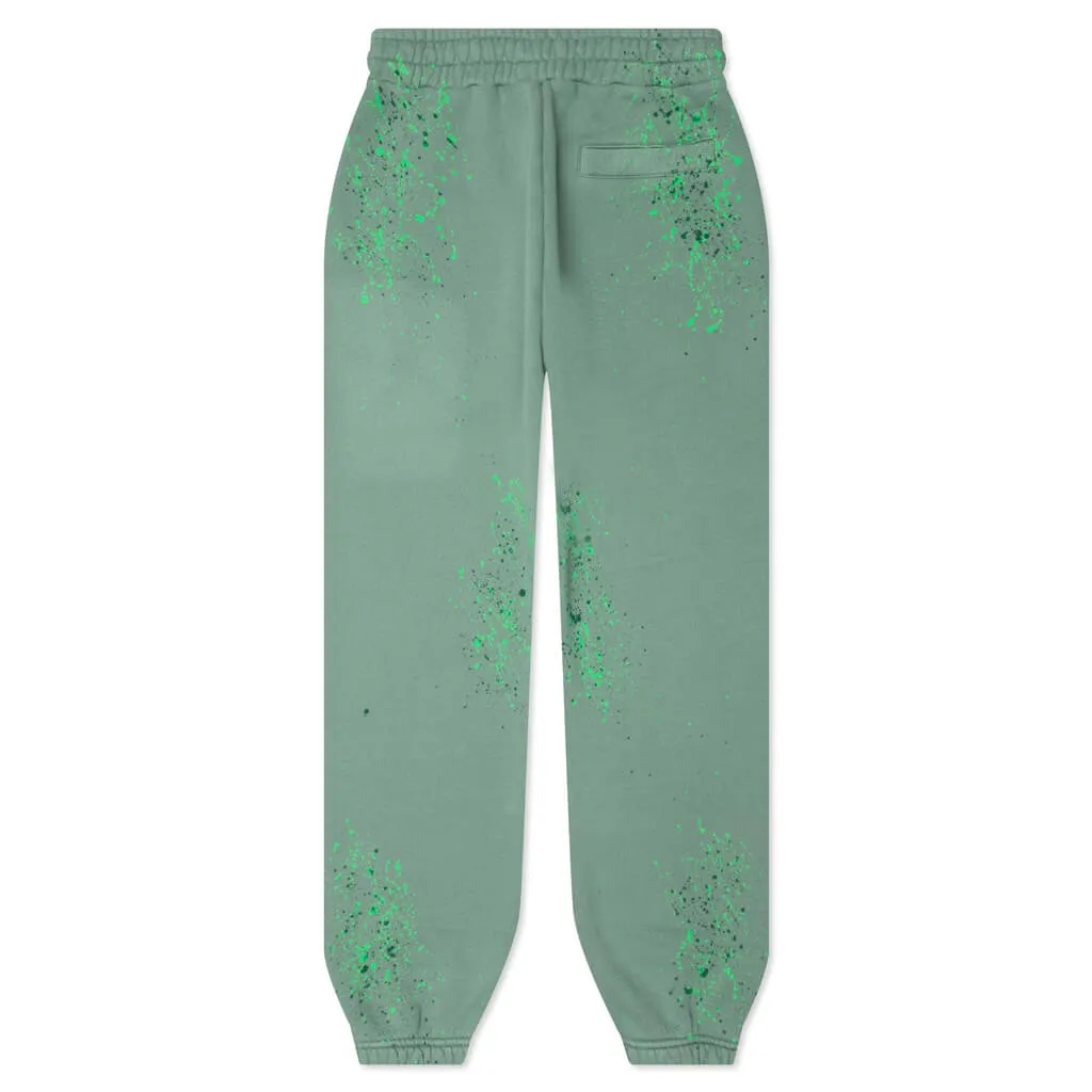 PXP Green/Pink Painted Sweatpants