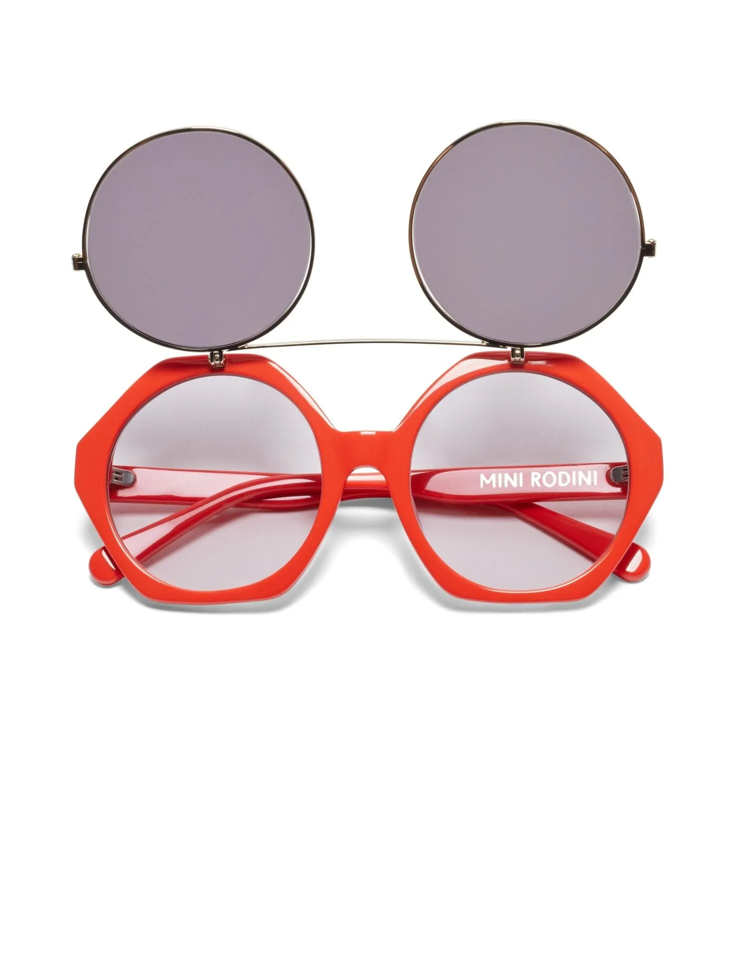 Red Flip Up Sunglasses