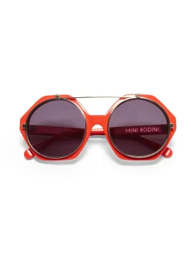 Red Flip Up Sunglasses