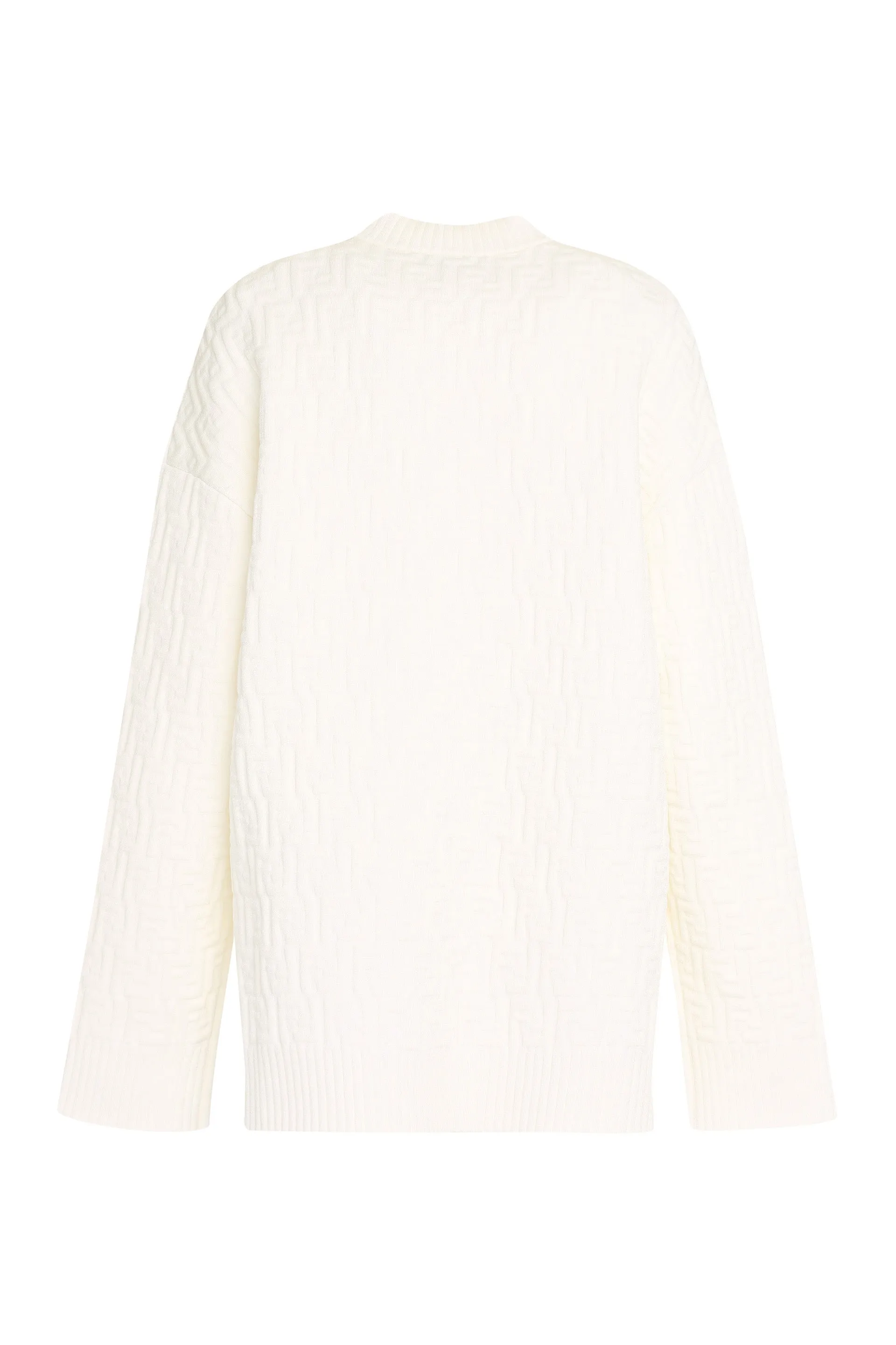 Fendi FF Motif Embossed All-Over Pullover