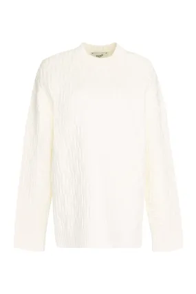 Fendi FF Motif Embossed All-Over Pullover