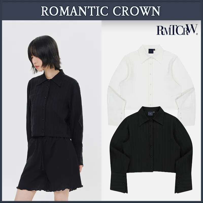 Street Style Logo Shirts & Blouses by ROMANTIC CROWN