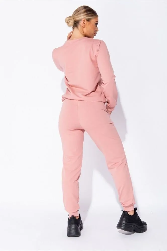 Rose Saint West Jumper and Jogger Loungewear Set by Ye