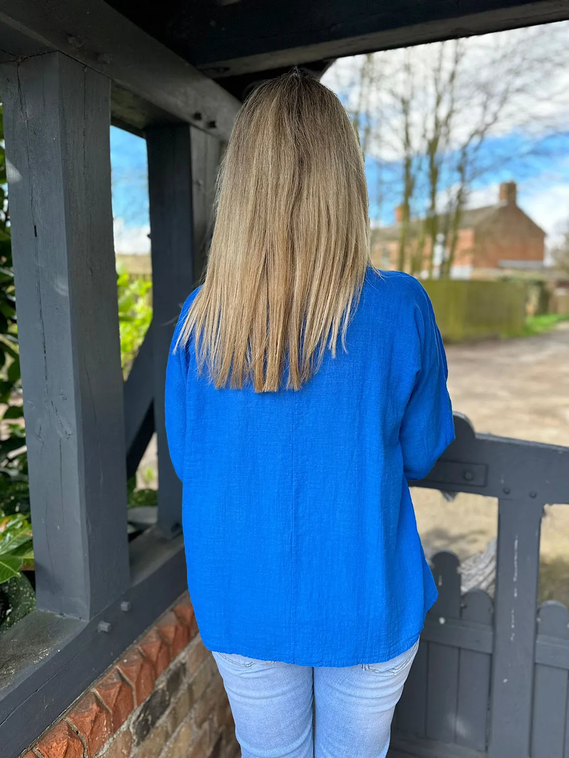 Essential Top in Royal Blue Callie