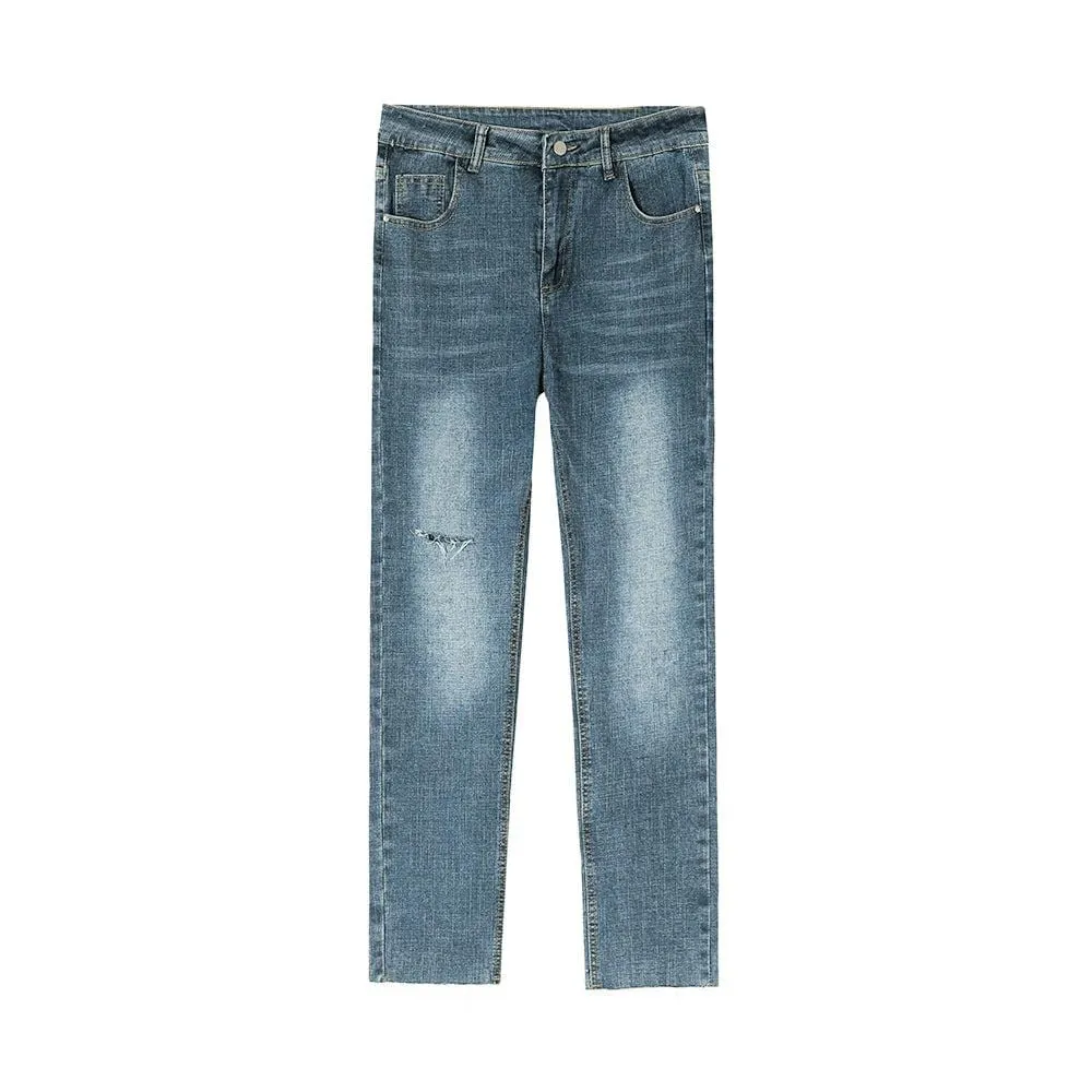 RT No. 5120 Light Blue Distressed Jeans