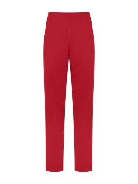 Viscose Crêpe Jersey Trousers - Salsa