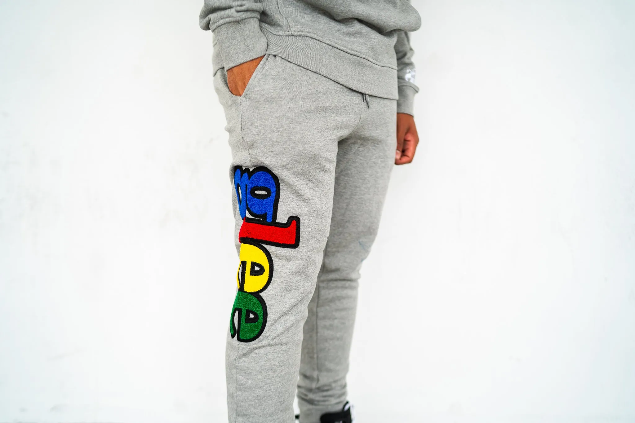 Sniper Gang Grey/Multi Glee Joggers