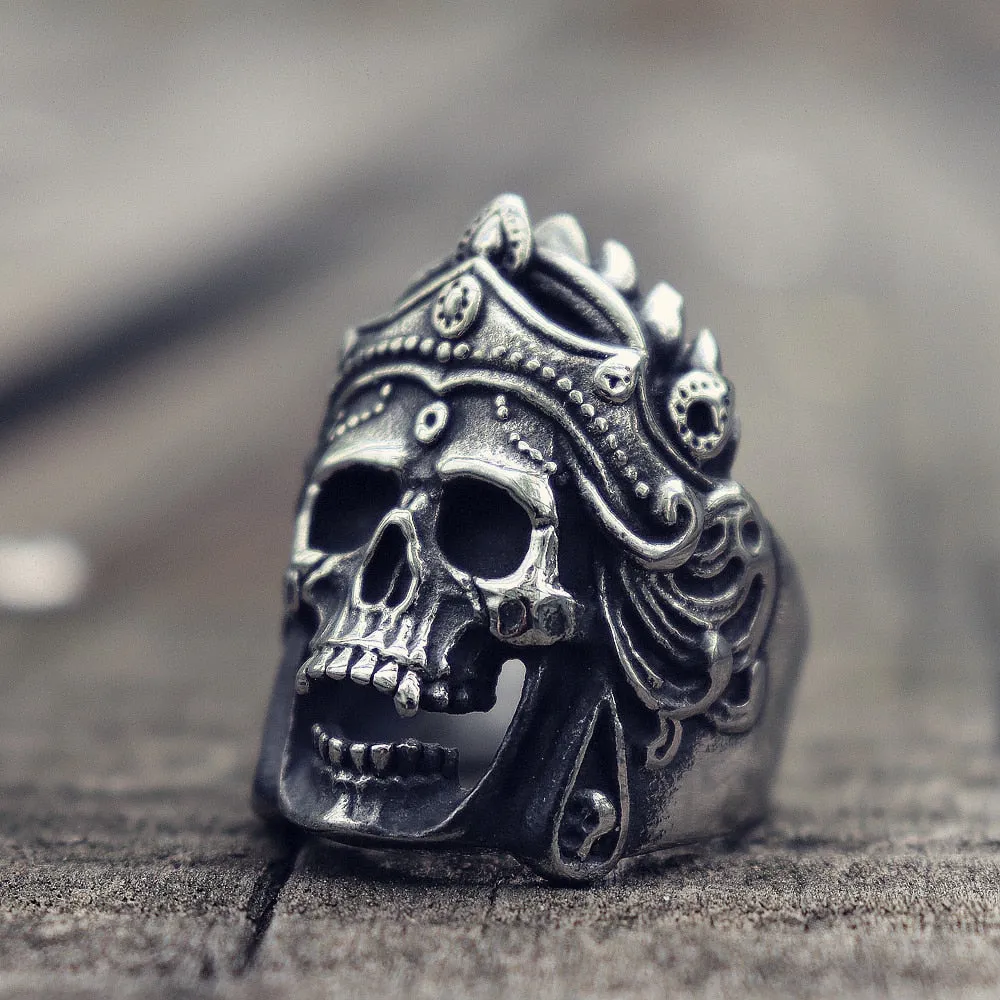 Helmet Skull Rings