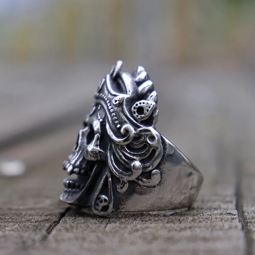 Helmet Skull Rings