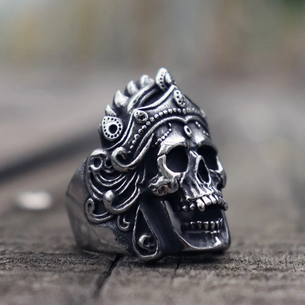 Helmet Skull Rings