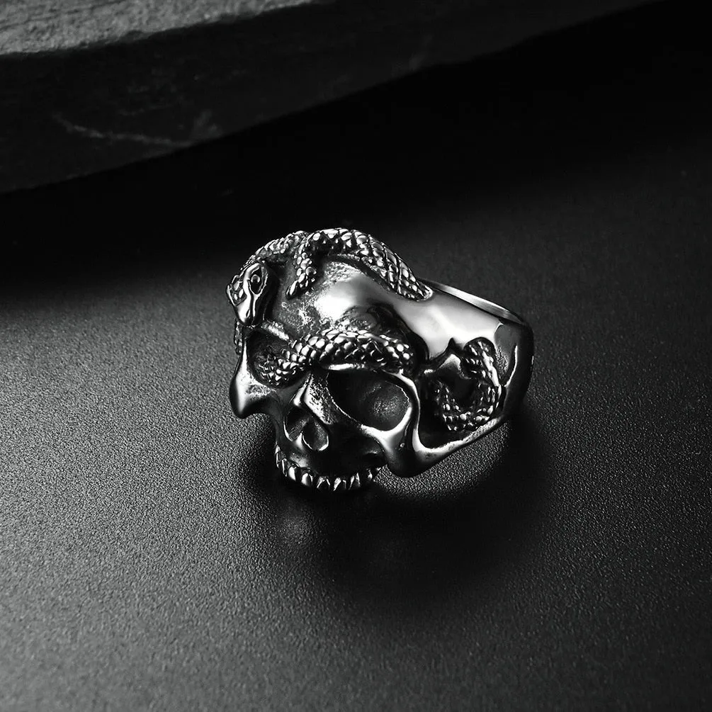 Biker Skull Ring