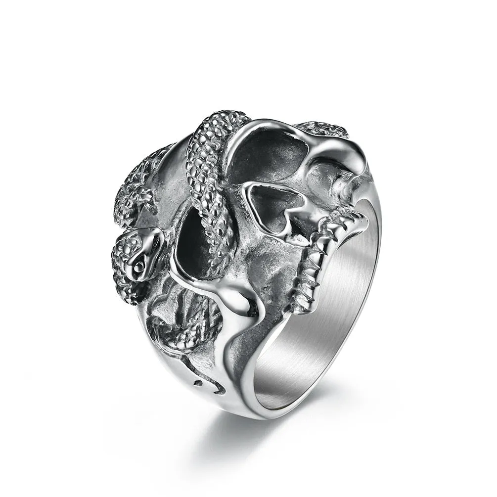 Biker Skull Ring