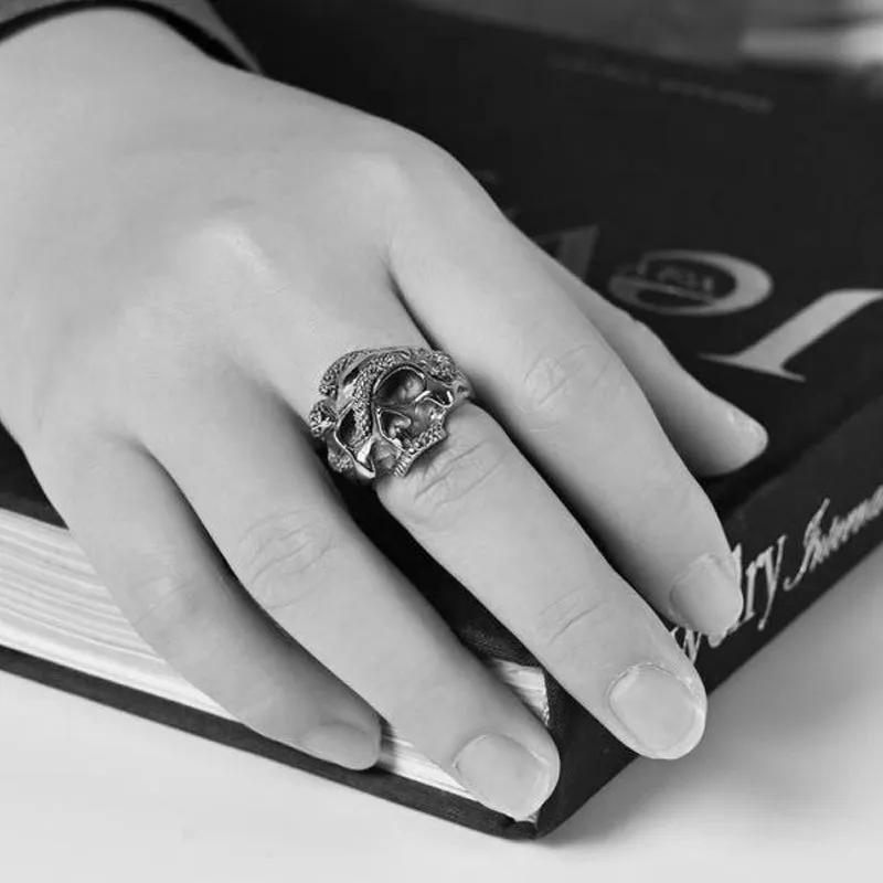 Biker Skull Ring