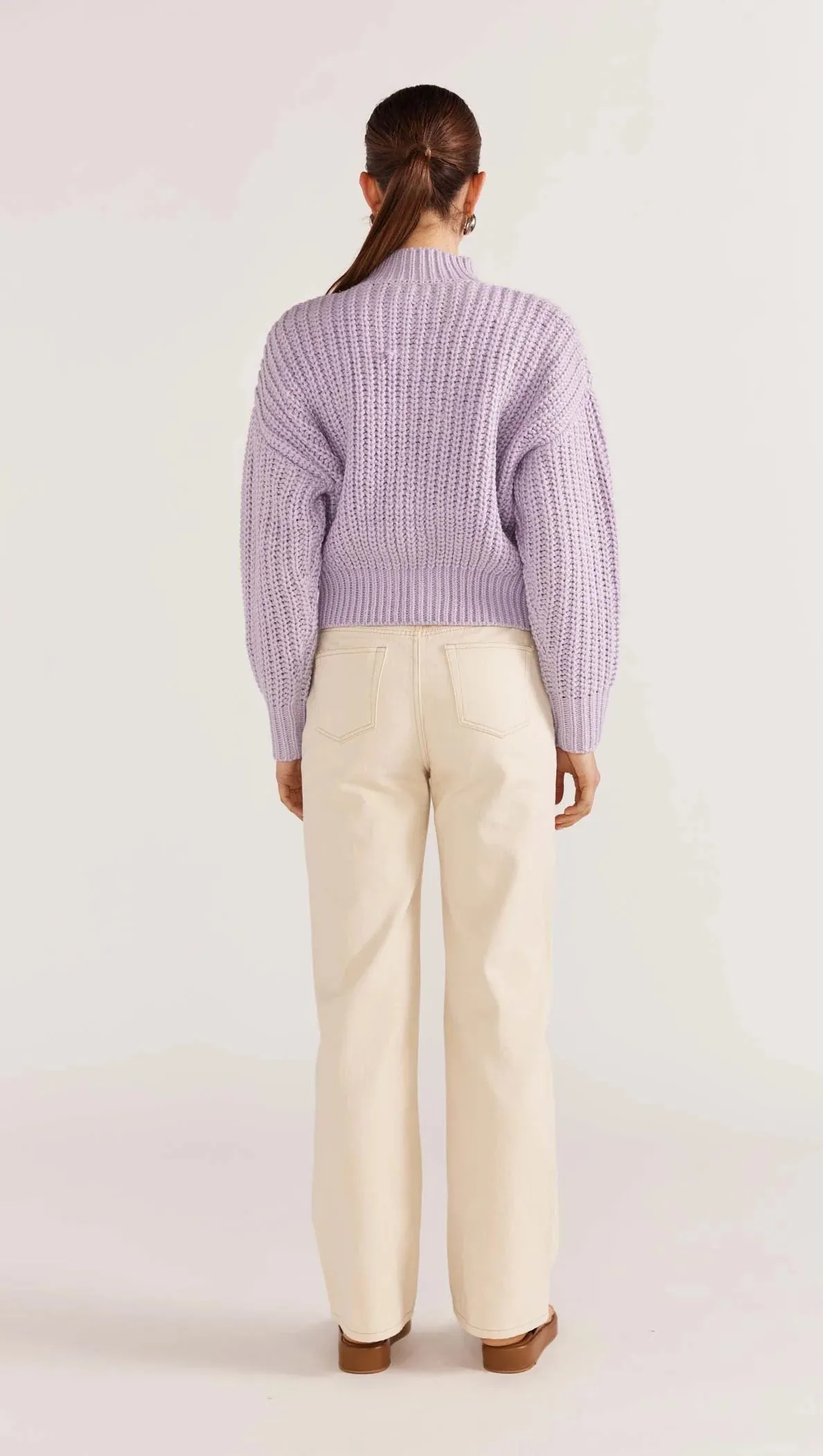 Lilac Myles Jumper by Staple the Label