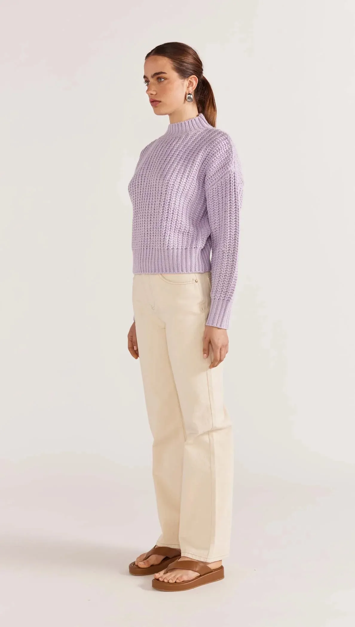 Lilac Myles Jumper by Staple the Label