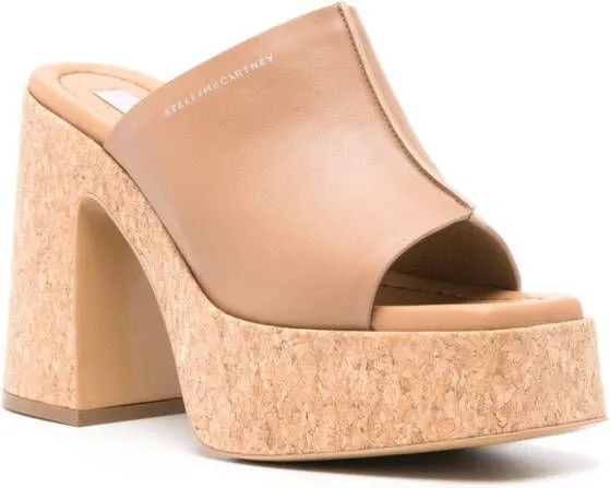 Neutrals Stella McCartney Skyla 110mm platform mules