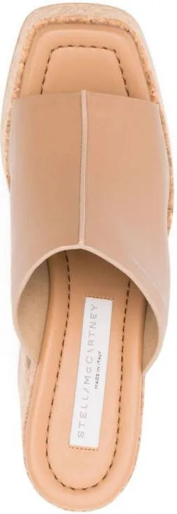 Neutrals Stella McCartney Skyla 110mm platform mules