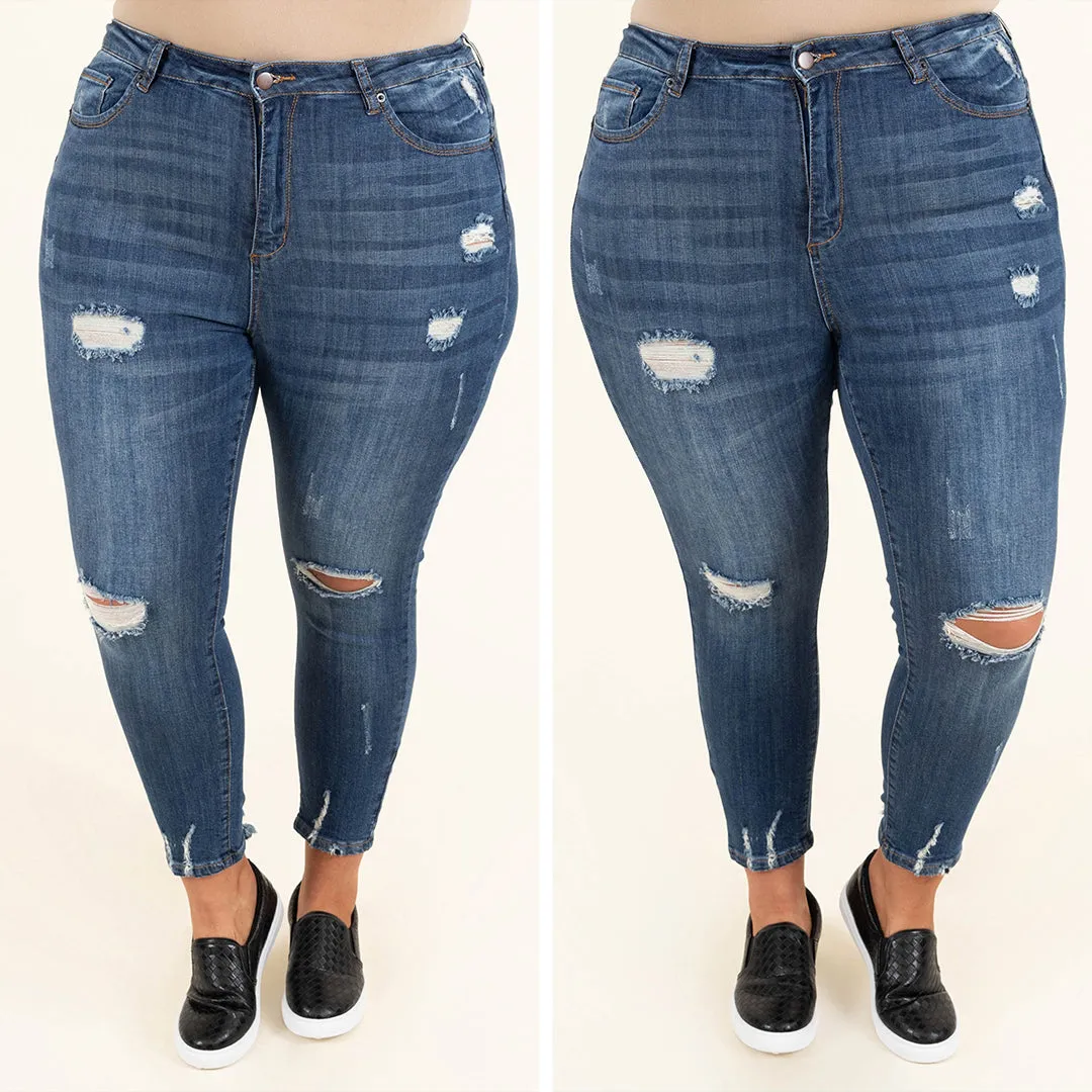 Take Me There With You Jeans in Medium Wash