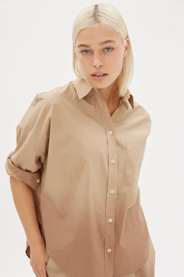 Wholegrain Chiara Shirt - Dip Dyed