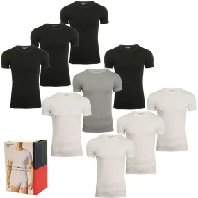 Tommy Hilfiger 3-Pack Men's Crew Neck Short Sleeved Loungewear T-Shirt