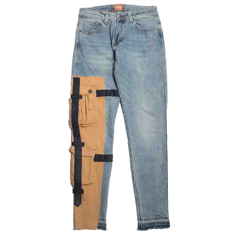 Tooling Distressed Denim Bottoms