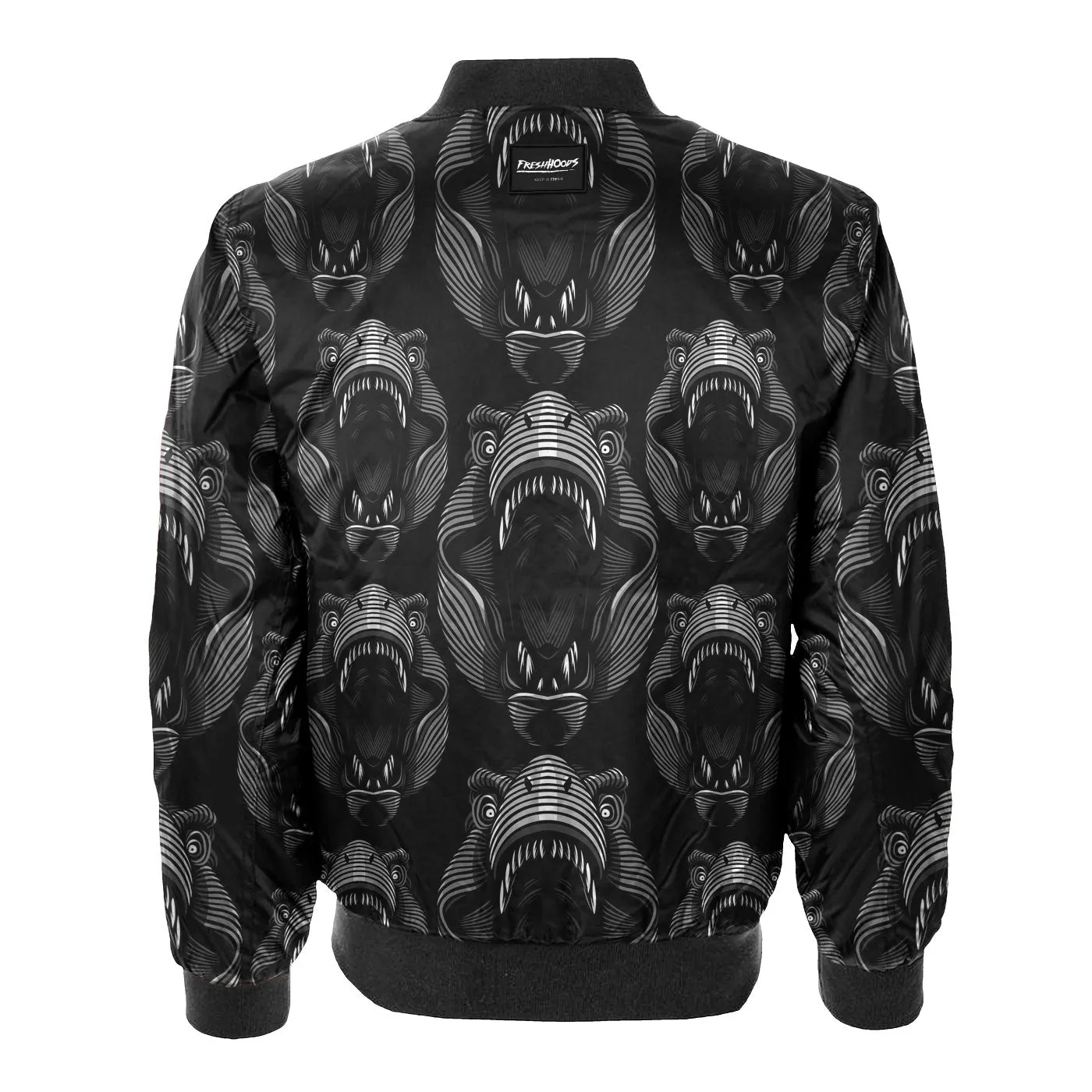 Dinosaur-themed Bomber Jacket