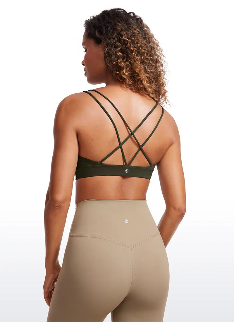 V Neck Strappy Back Bras by Butterluxe