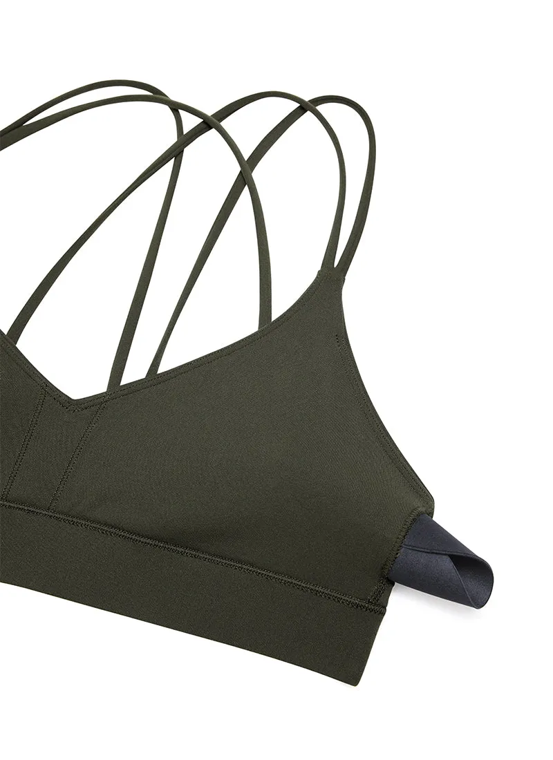 V Neck Strappy Back Bras by Butterluxe