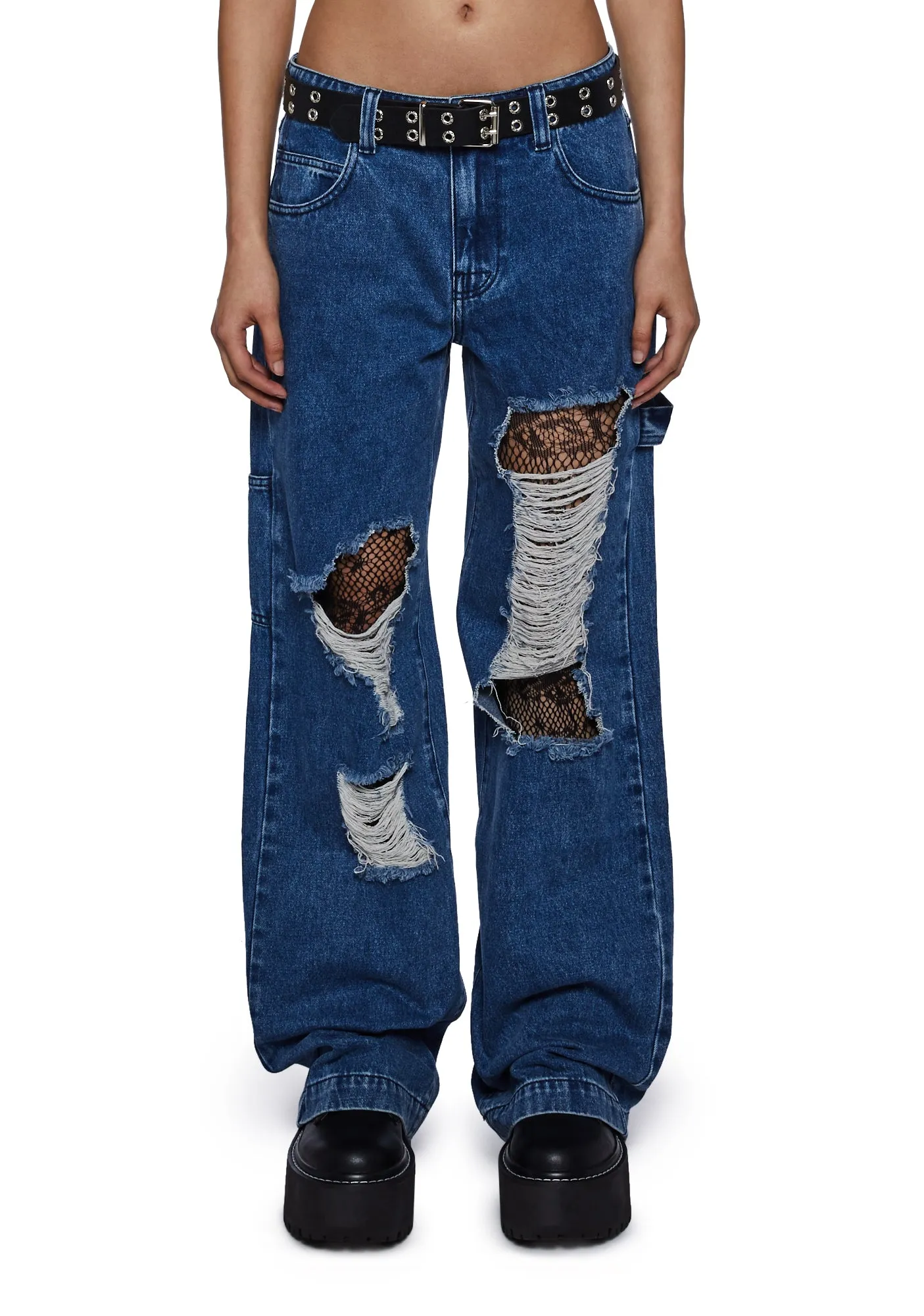 Weathered Soul Worn-Out Jeans