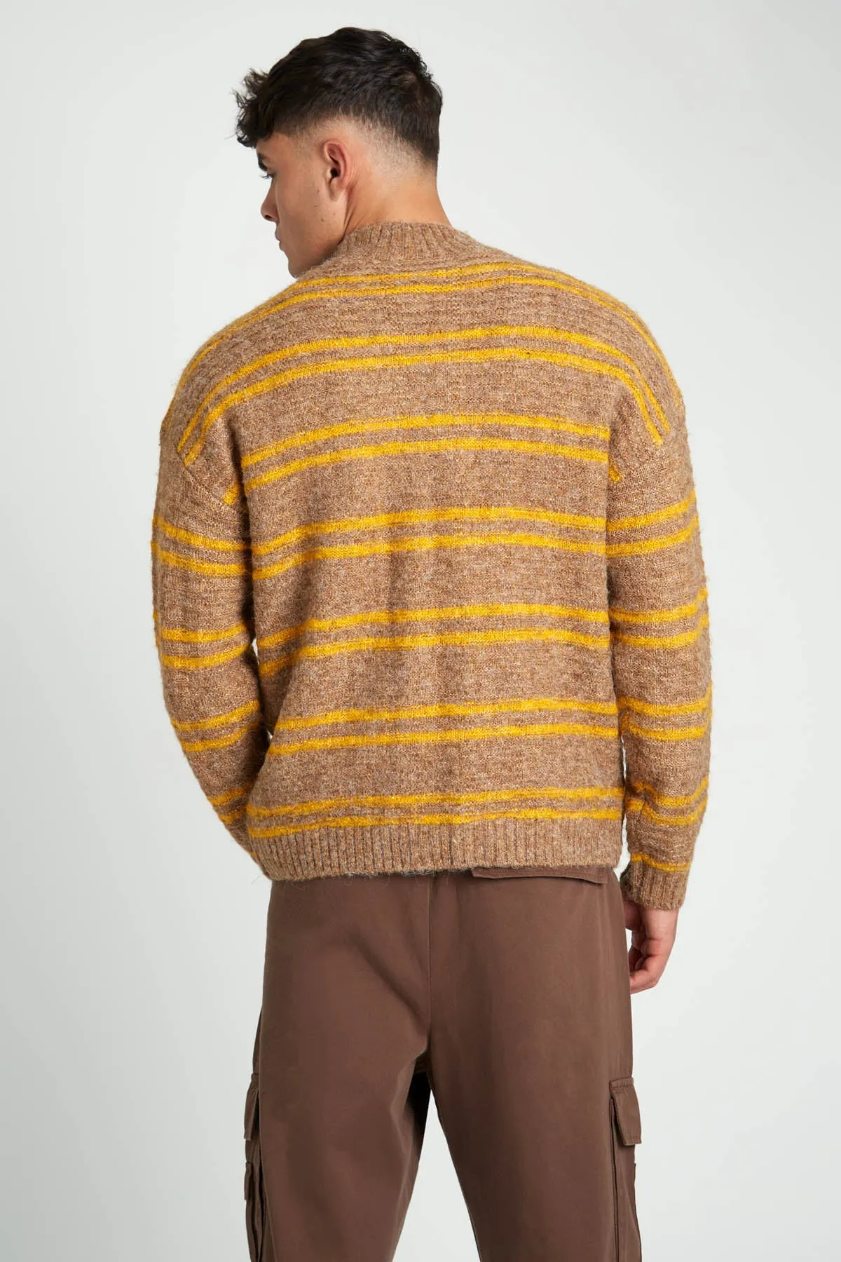 Striped Knitted Jumper - Oversized Fit by Witwer